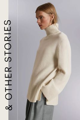 Oversized Turtleneck Wool Jumper  from & Other Stories