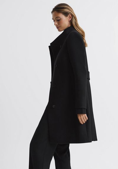 Mia Wool Blend Mid Length Coat