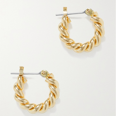 Gold-Plated Hoop Earrings from Laura Lombardi