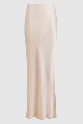 Double Satin Maxi Skirt from Layeur