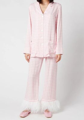 Party Pyjama Set With Feathers, £220 | Sleeper