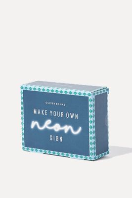 Make Your Own Neon Sign White Neon Light from Oliver Bonas