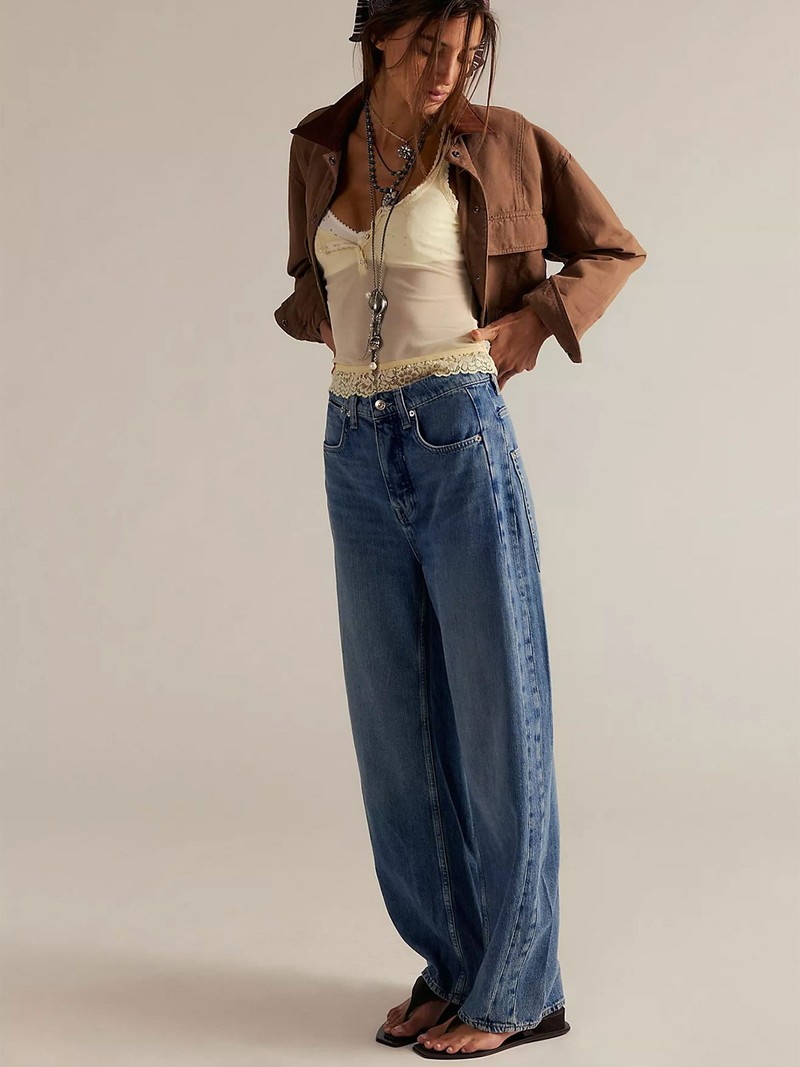 We The Free Truro Baggy Puddle Jeans