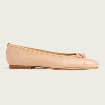 Kara Beige Toe Cap Ballerina Pumps from LK Bennett