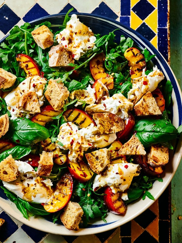 Nectarine & Burrata Salad 