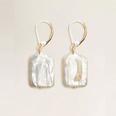 Natural Pearl Earrings from Mango
