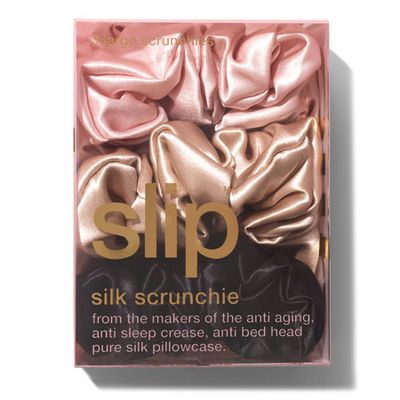 Pure Silk Hair Scrunchie from Slip