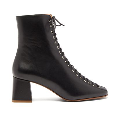 Becca Lace-Up Leather Boots from By Far