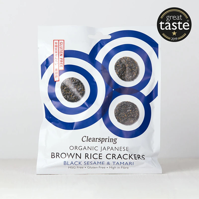 Organic Japanese Brown Rice Crackers  from Clearsprings 
