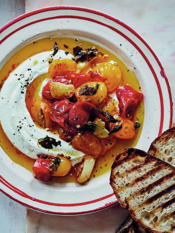Whipped Feta With Confit Tomatoes