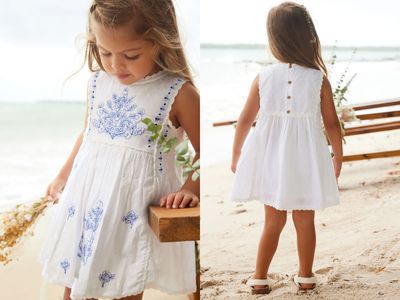 Embroidered Cotton Dress, From £21