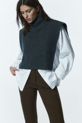 Wool & Cashmere Blend Dickie from Massimo Dutti