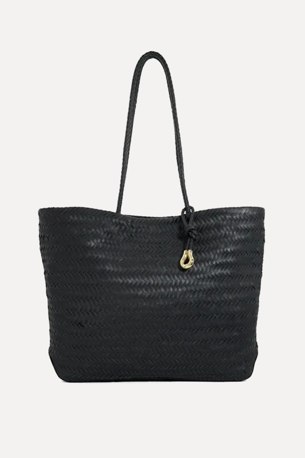 Daxon Textured Leather Tote Bag