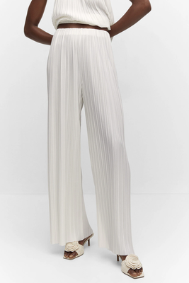 Pleated Wideleg Trousers from Mango