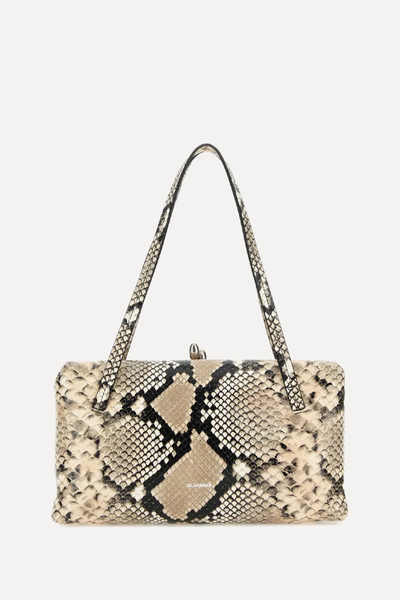 Snakeskin-Effect Tote Bag from Jil Sander