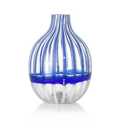 Handblown Double Stripe Vase from Carlo Moretti