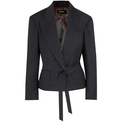 Checked Wool Blazer from Isabel Marant