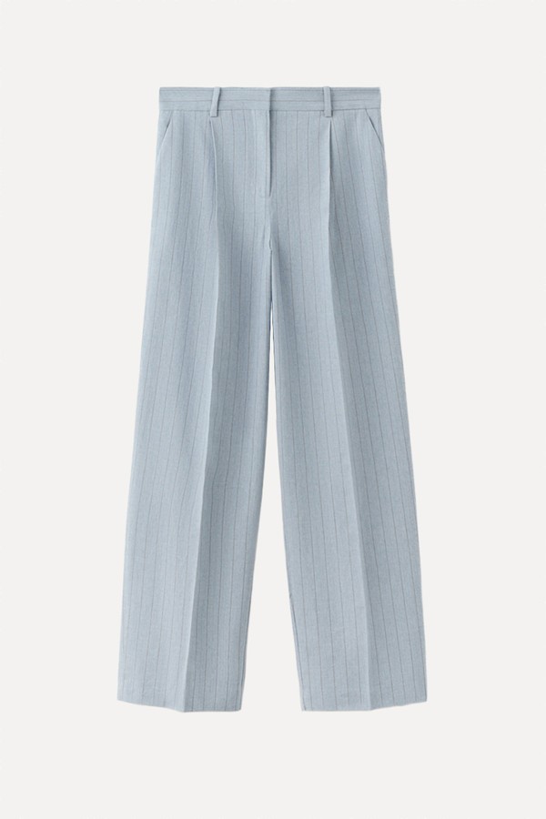 Pinstripe Suit Trousers from Mango