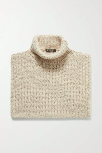 Ribbed Cashmere Turtleneck Dickey from Loro Piana