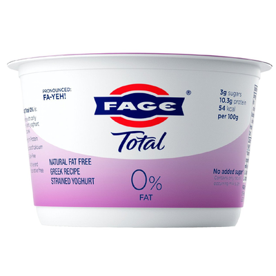 Total 0% Fat Greek Yoghurt from Fage