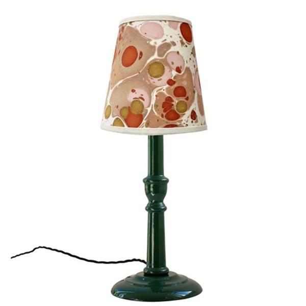 Moss Green Glossy Lamp from Rosi De Ruig