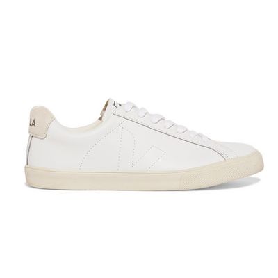 Esplar Suede-Trimmed Leather Sneakers from Veja