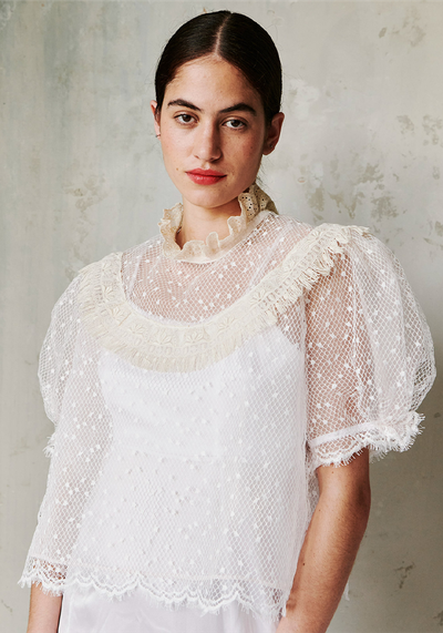 Romanticism Reborn Cloud Puff Blouse