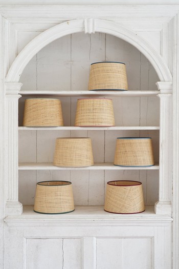 Seema Raffia Lampshade, £62.50 | Birdie Fortescue