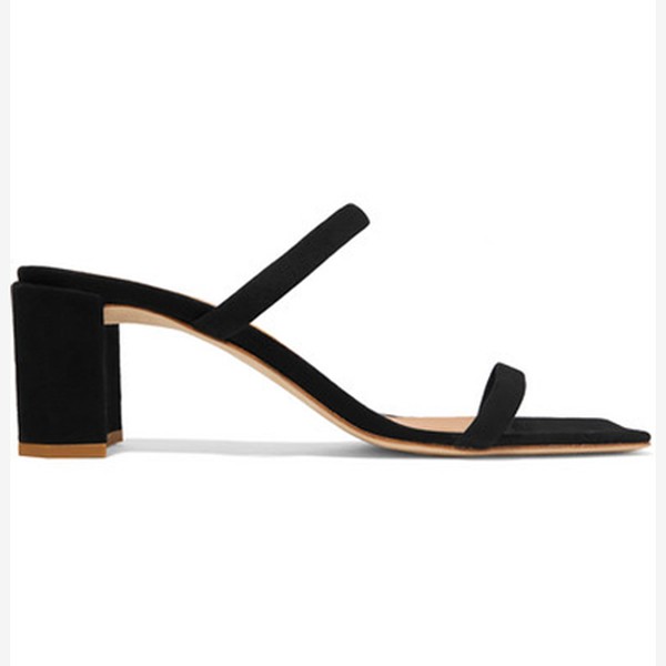 Tanya Suede Mules from By Far