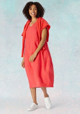 Linen Panelled Dress