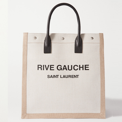 Noe Printed Canvas Tote from Saint Laurent