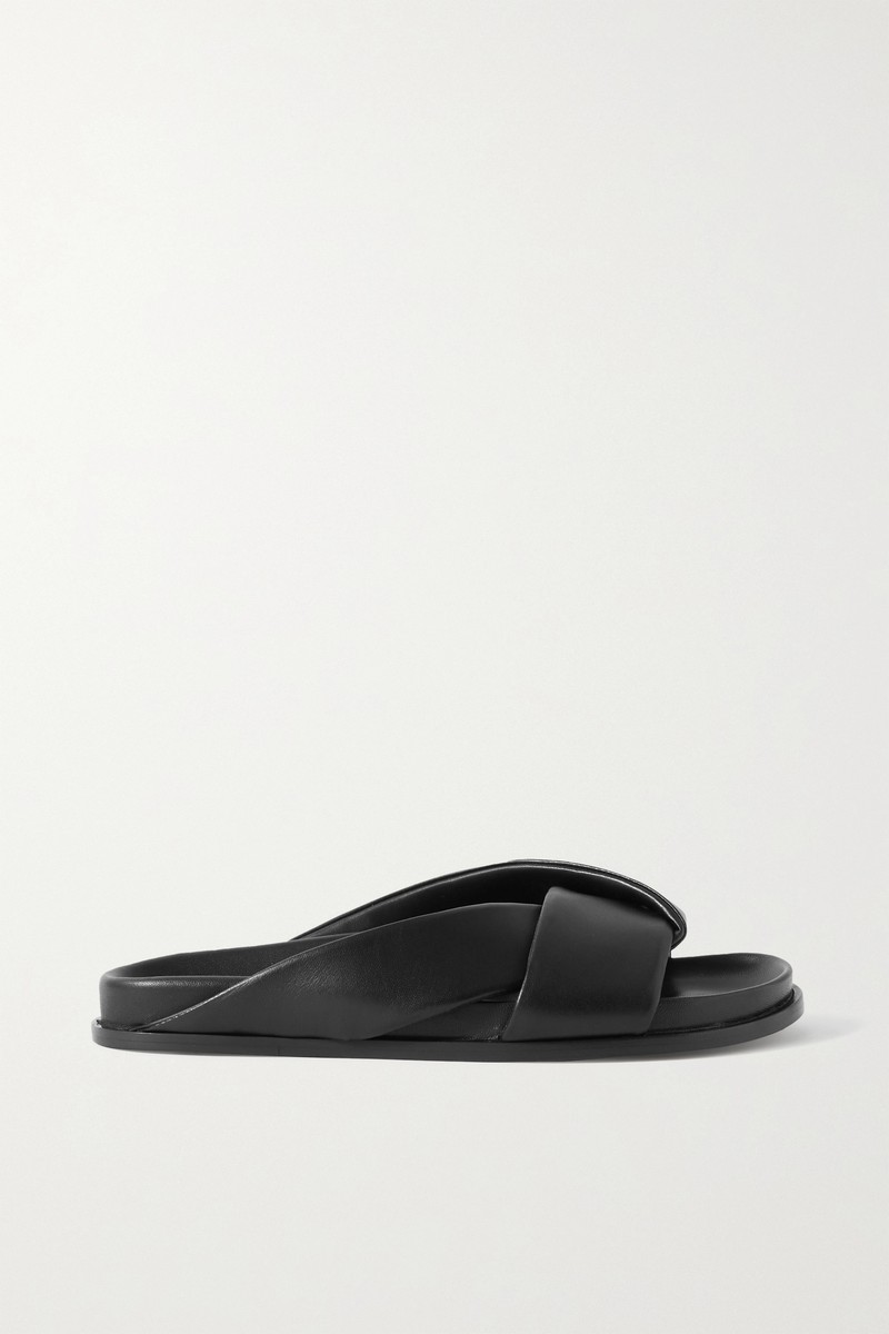Leather Slides from Emme Parsons