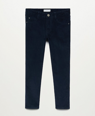 Corduroy Straight Trousers from Mango