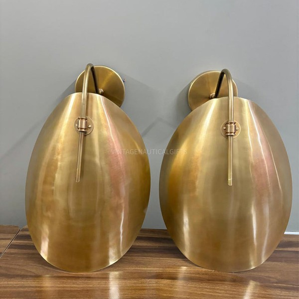 Vintage Light Curved Shades from Nauticalia Goods