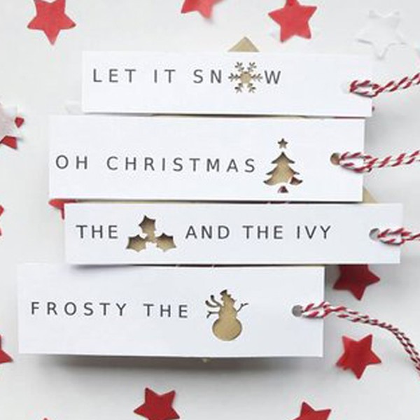 Assorted Set Christmas Tags