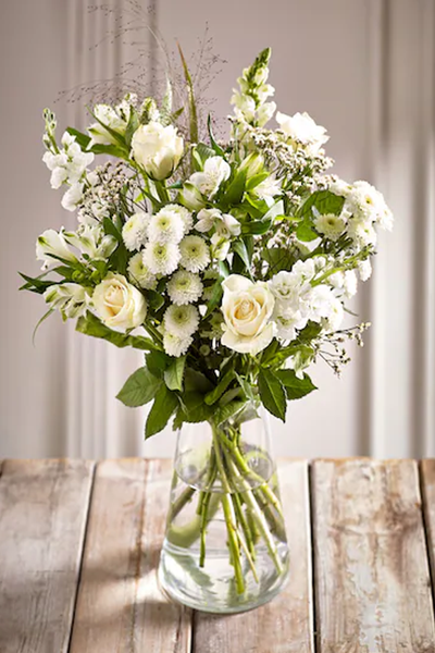 White Letterbox Fresh Flower Bouquet from Next