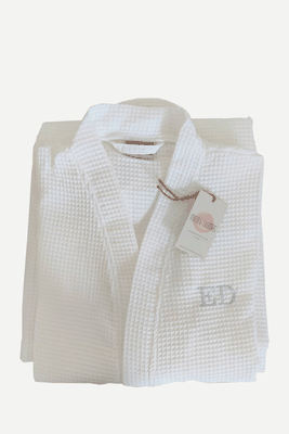 Personalised Unisex Waffle Premium Cotton Bath Robe from Mimi & Thomas