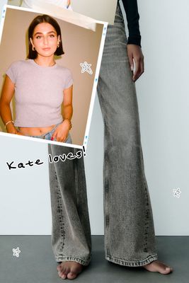 Wide-Leg Mid-Rise Full Length Jeans, £35.99 | Zara