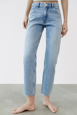 Straight-Fit TRF Jeans