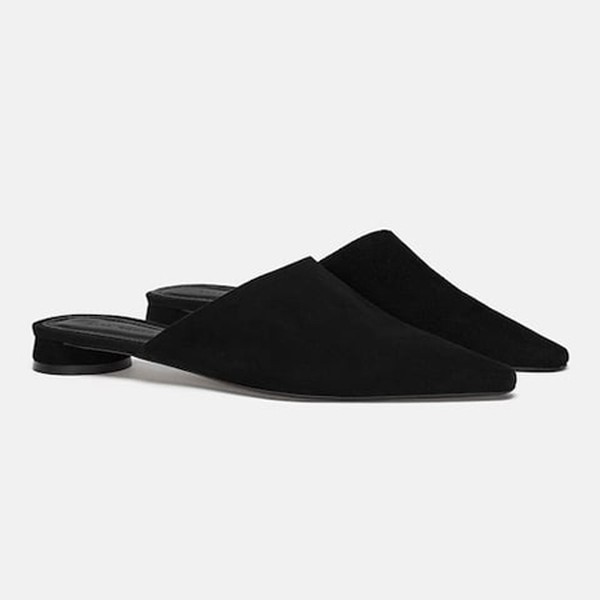 Leather Mules  from Zara