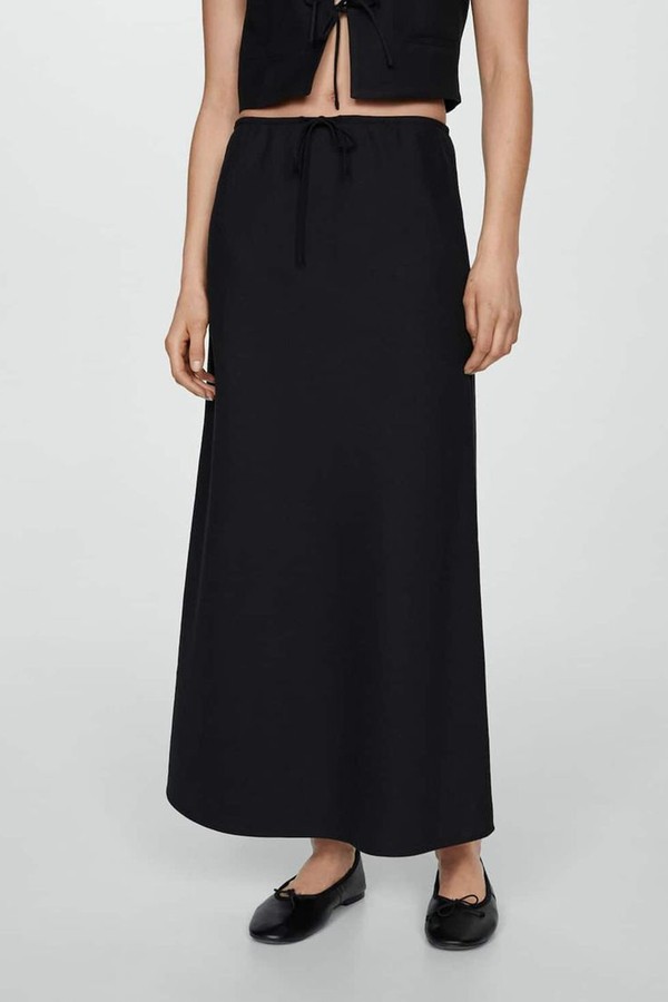 Long Skirt With Adjustable Bow from Mango