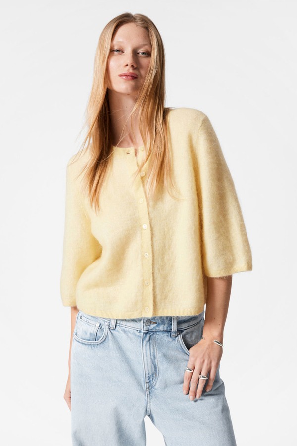 Knitted Mohair Cardigan