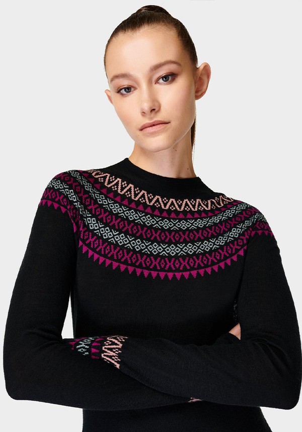 Merino Fair Isle Base Layer Top