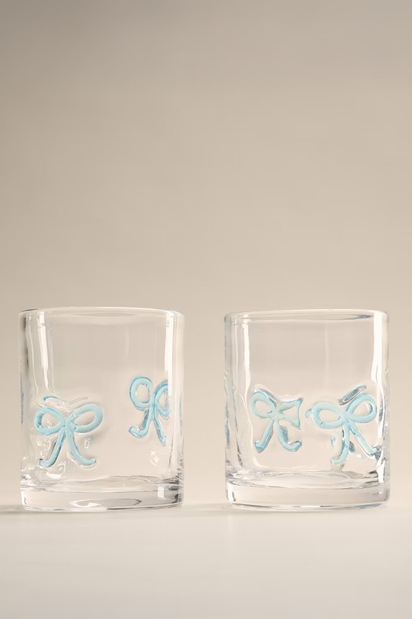 Set Of 2 Bow Tumblers from Marks & Spencer