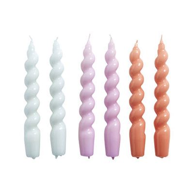 Spiral Long Candles from Hay
