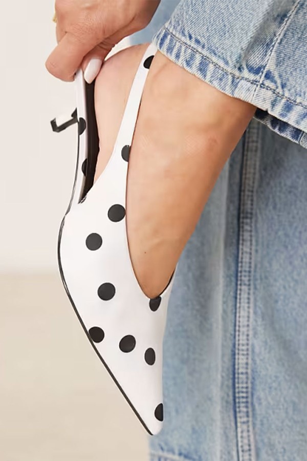 Sydney Slingback Kitten Heel Shoes from ASOS DESIGN