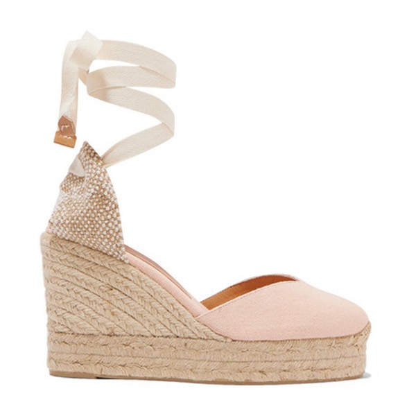 Chiara 100 Canvas Wedge Espadrilles from Castaner