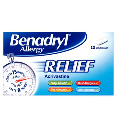 Allergy Relief from Benadryl