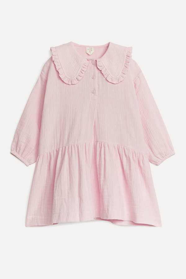 Frill Flannel Dress from ARKET