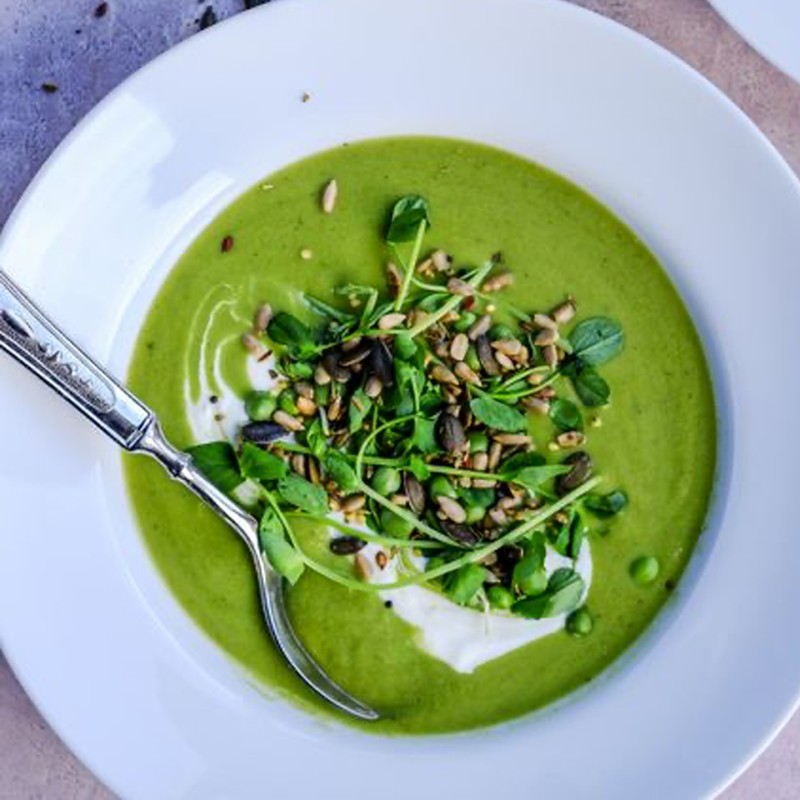 Pea & Mint Soup